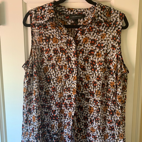 Lane Bryant Tops - Lane Bryant Button Up Tank Top Size 16 EUC